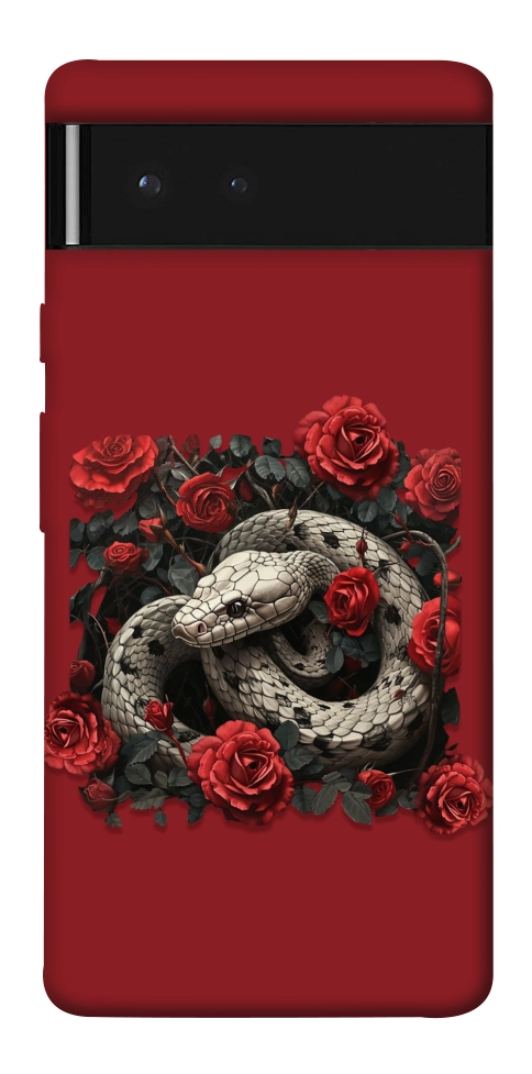 Чохол Roses snake для Google Pixel 6