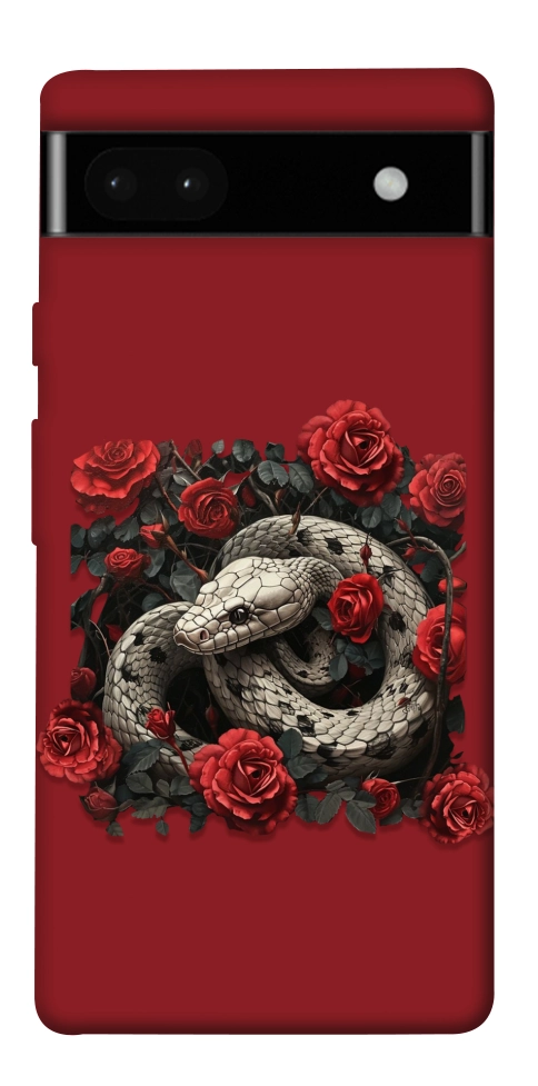 Чохол Roses snake для Google Pixel 6A