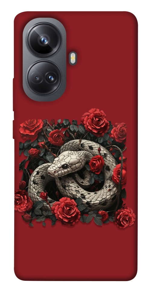 Чехол Roses snake для Realme 10 Pro+