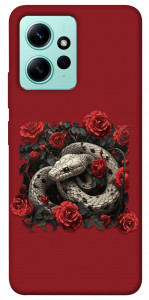 Чехол Roses snake для Xiaomi Redmi Note 12 4G