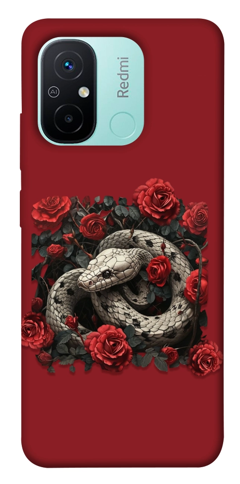 Чохол Roses snake для Xiaomi Redmi 12C