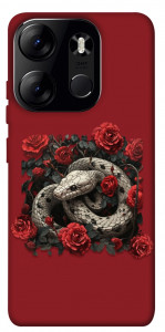 Чохол Roses snake для Tecno Spark Go 2023