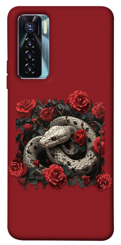 Чохол Roses snake для TECNO Camon 17 Pro