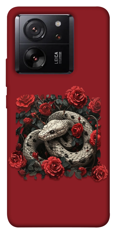 Чехол Roses snake для Xiaomi 13T Pro