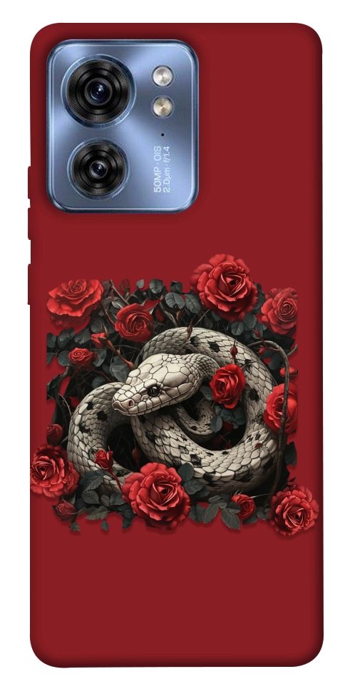 Чехол Roses snake для Motorola Edge 40