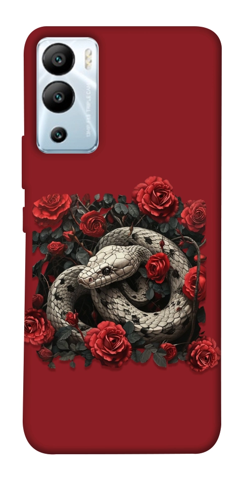 Чохол Roses snake для Infinix Hot 12i