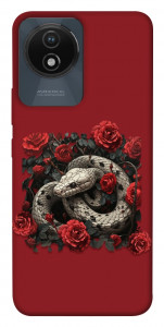 Чехол Roses snake для Vivo Y02