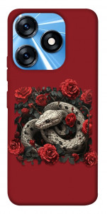 Чехол Roses snake для TECNO Spark 10