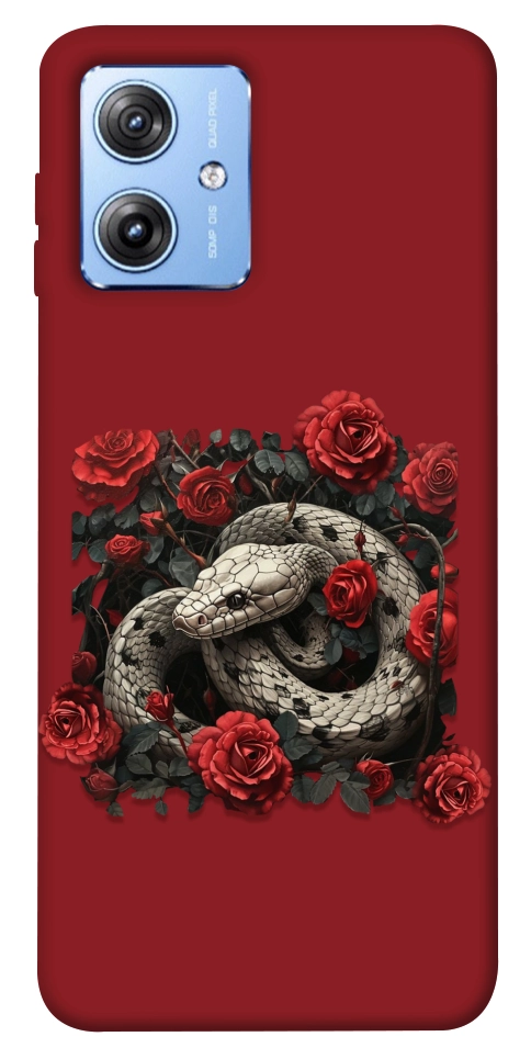 Чехол Roses snake для Motorola Moto G84