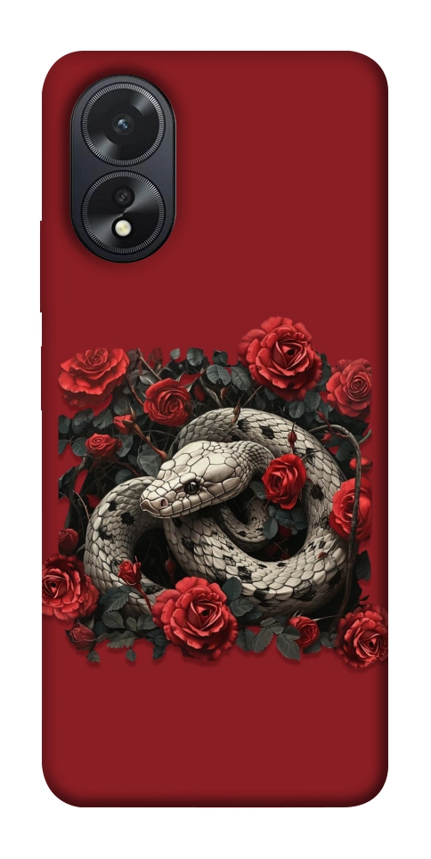 Чехол Roses snake для Oppo A38