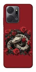 Чехол Roses snake для Huawei Honor X7a