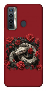 Чехол Roses snake для TECNO Camon 17