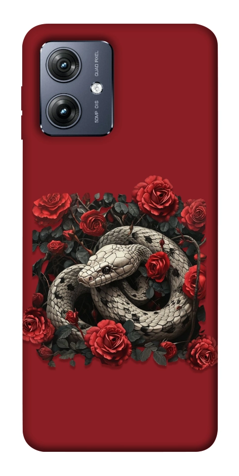 Чохол Roses snake для Motorola Moto G54