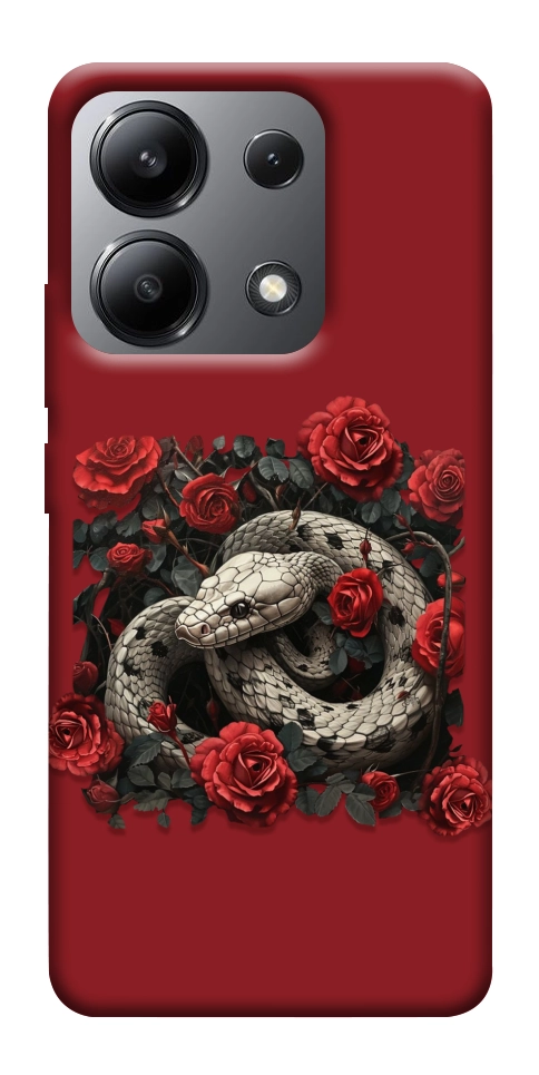 Чехол Roses snake для Xiaomi Redmi Note 13 4G