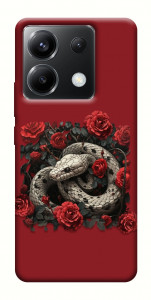 Чехол Roses snake для Xiaomi Poco X6