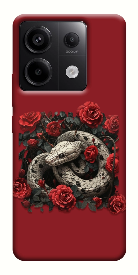 Чехол Roses snake для Xiaomi Redmi Note 13 Pro 4G