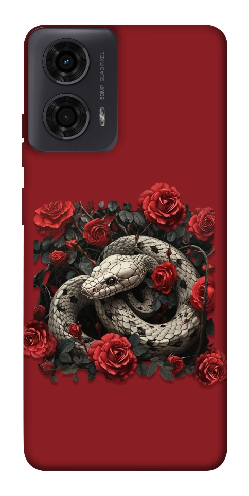 Чохол Roses snake для Motorola Moto G24