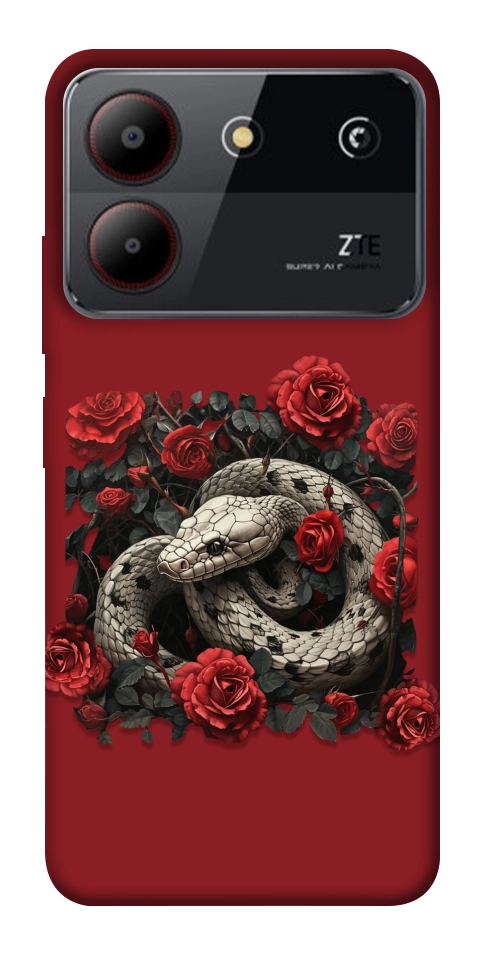 Чохол Roses snake для ZTE Blade A54 4G