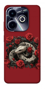 Чехол Roses snake для Infinix Hot 40i