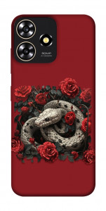 Чехол Roses snake для ZTE Blade A73 4G