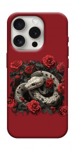 Чехол Roses snake для iPhone 16 Pro