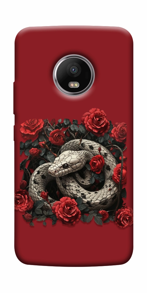 Чехол Roses snake для Motorola Moto G5S