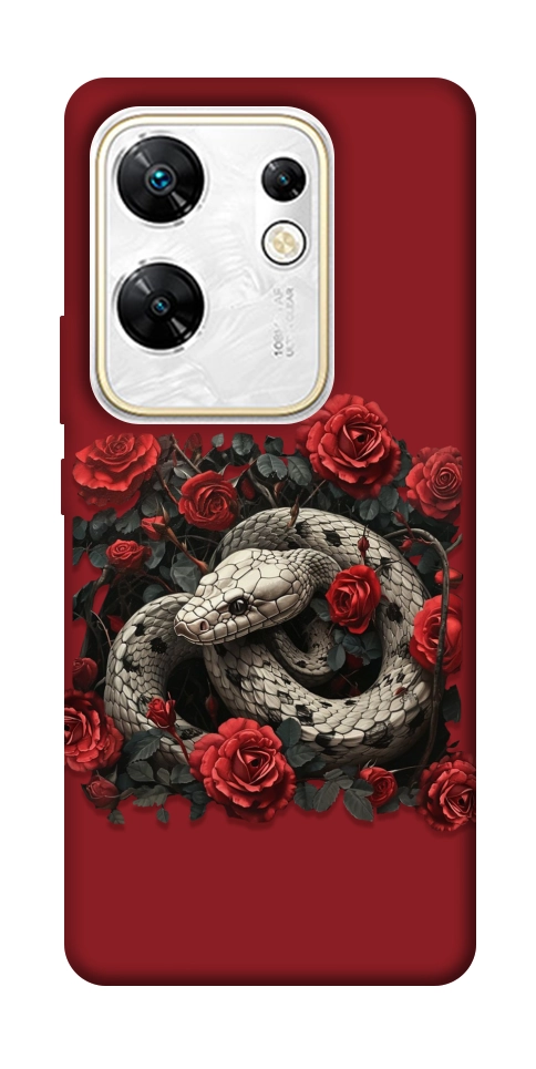 Чехол Roses snake для Infinix Zero 30 4G