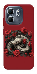 Чехол Roses snake для Infinix Hot 50i