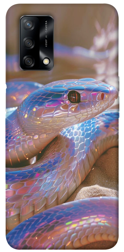 Чехол Cute bright snake для Oppo A74 4G