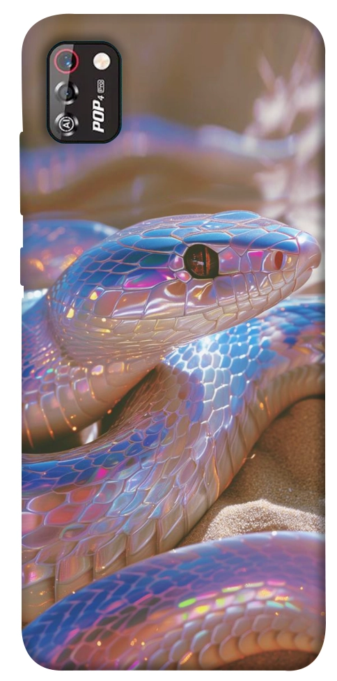 Чохол Cute bright snake для TECNO POP 4 Pro