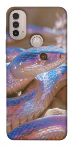 Чохол Cute bright snake для Motorola Moto E40