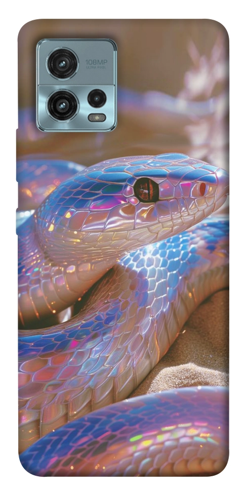 Чехол Cute bright snake для Motorola Moto G72