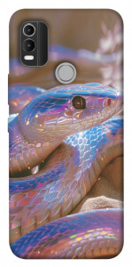 Чехол Cute bright snake для Nokia C21 Plus