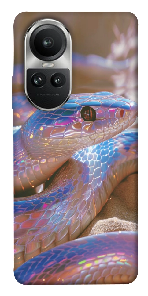 Чехол Cute bright snake для Oppo Reno 10