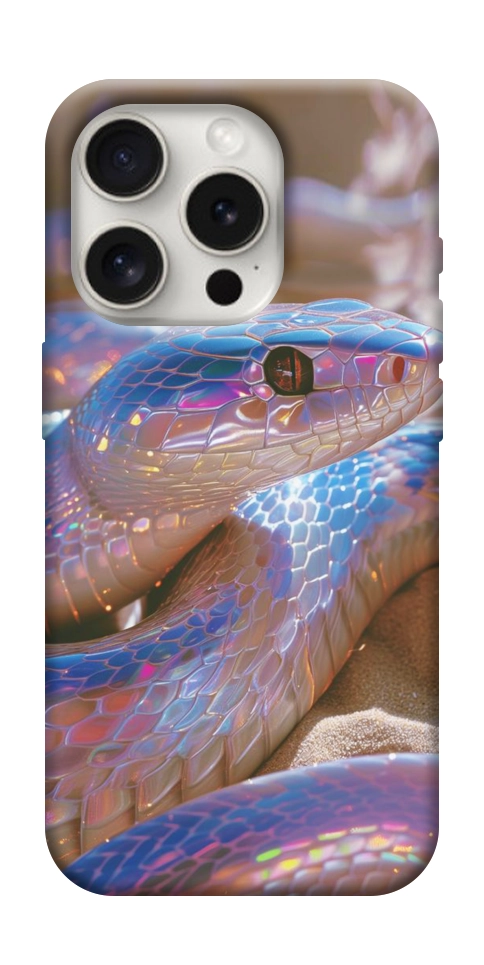 Чехол Cute bright snake для iPhone 16 Pro