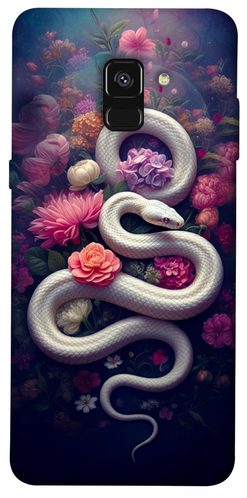 Чохол Flower snake для Galaxy A8 (2018)