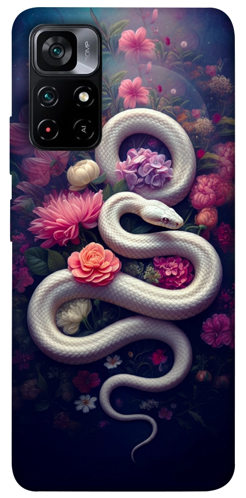 Чехол Flower snake для Xiaomi Poco M4 Pro 5G