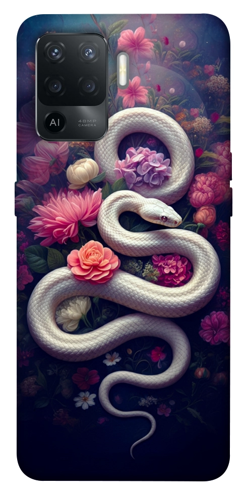 Чехол Flower snake для Oppo Reno 5 Lite