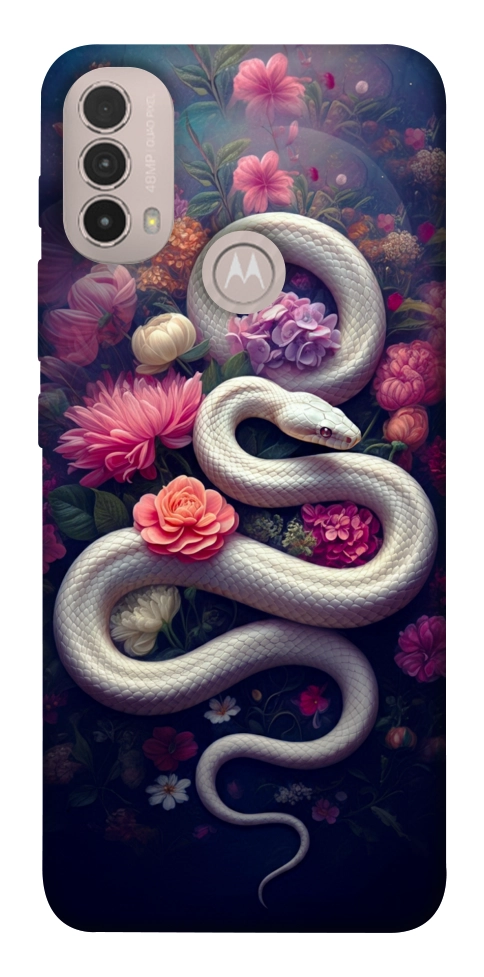 Чехол Flower snake для Motorola Moto E40