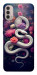 Чехол Flower snake для Motorola Moto E40