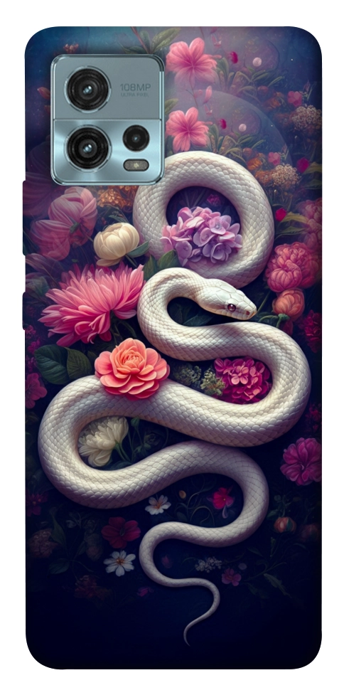 Чехол Flower snake для Motorola Moto G72