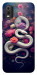 Чехол Flower snake для Nokia C21 Plus