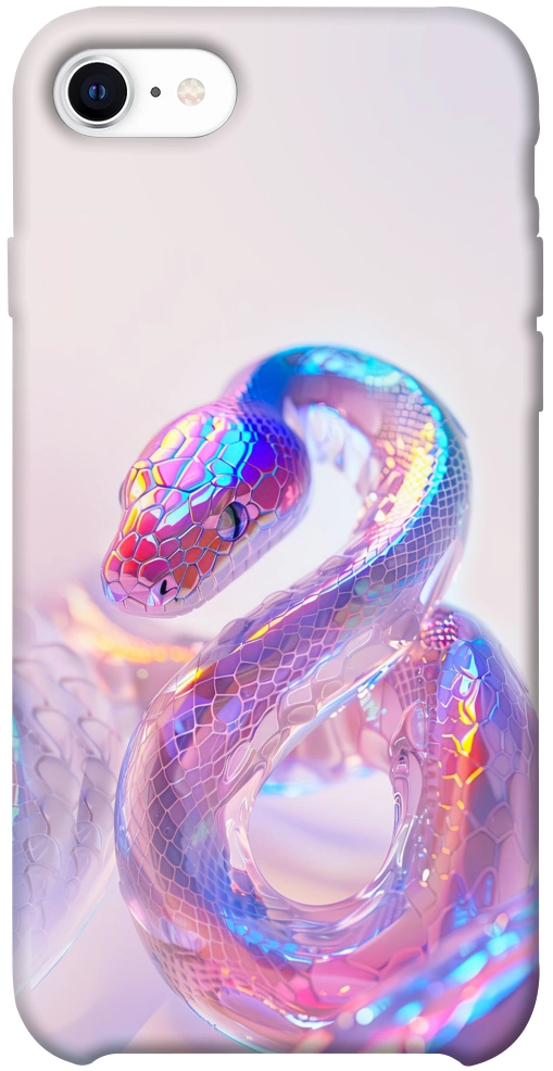 Чехол Holographic serpent для iPhone SE (2020)