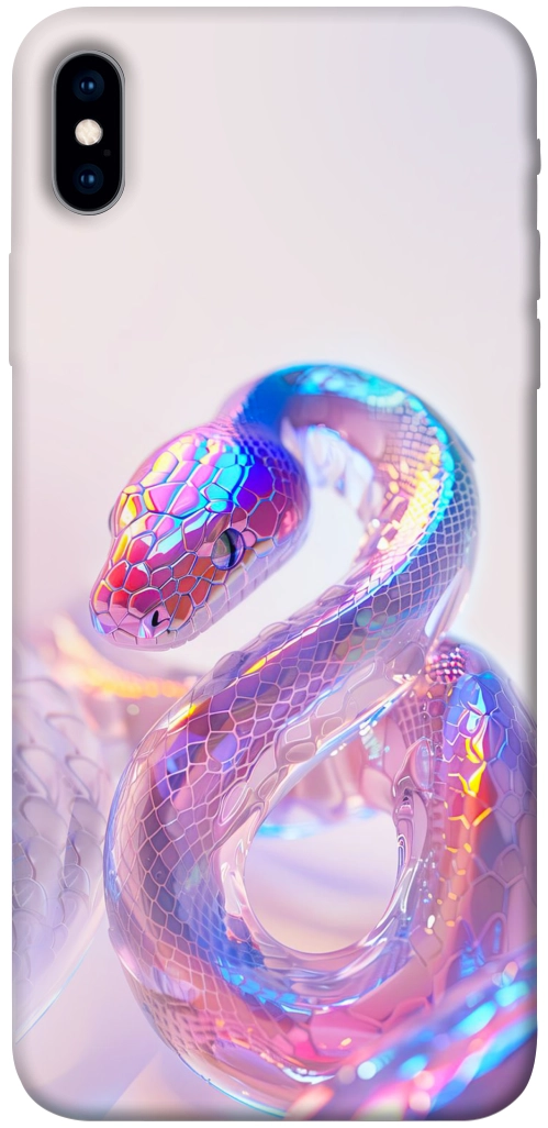 Чехол Holographic serpent для iPhone XS Max