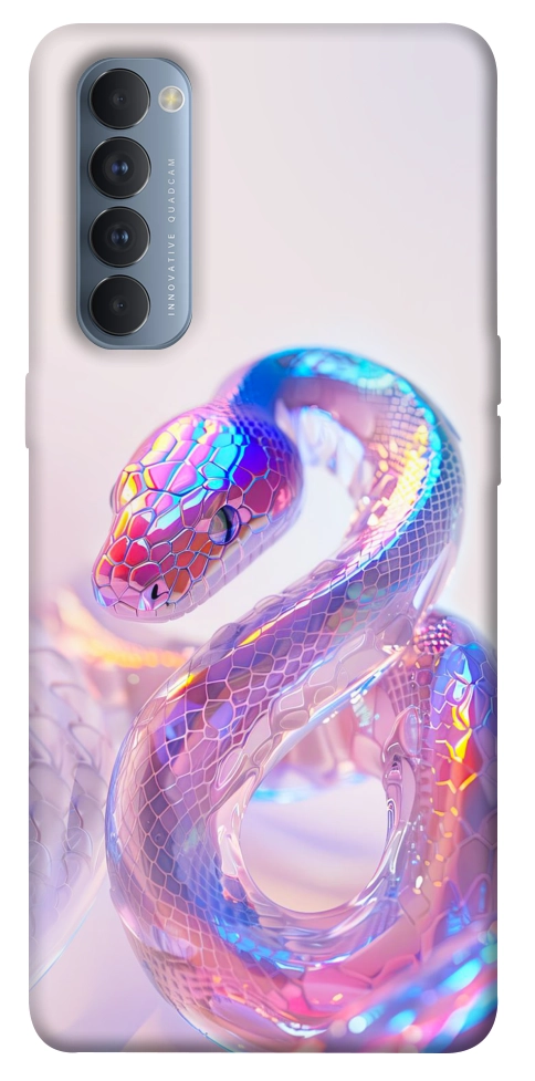 Чехол Holographic serpent для Oppo Reno 4 Pro