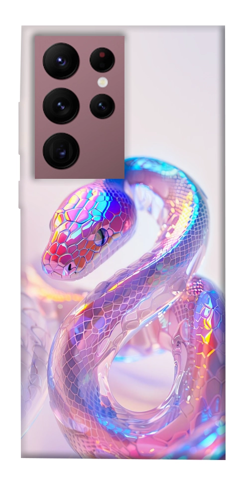 Чохол Holographic serpent для Galaxy S22 Ultra