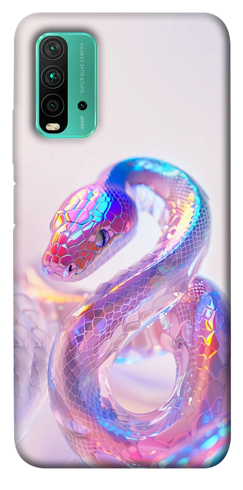 Чохол Holographic serpent для Xiaomi Redmi Note 9 4G