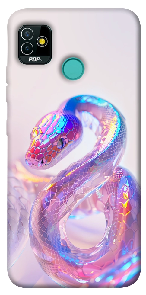 Чехол Holographic serpent для TECNO Pop 5