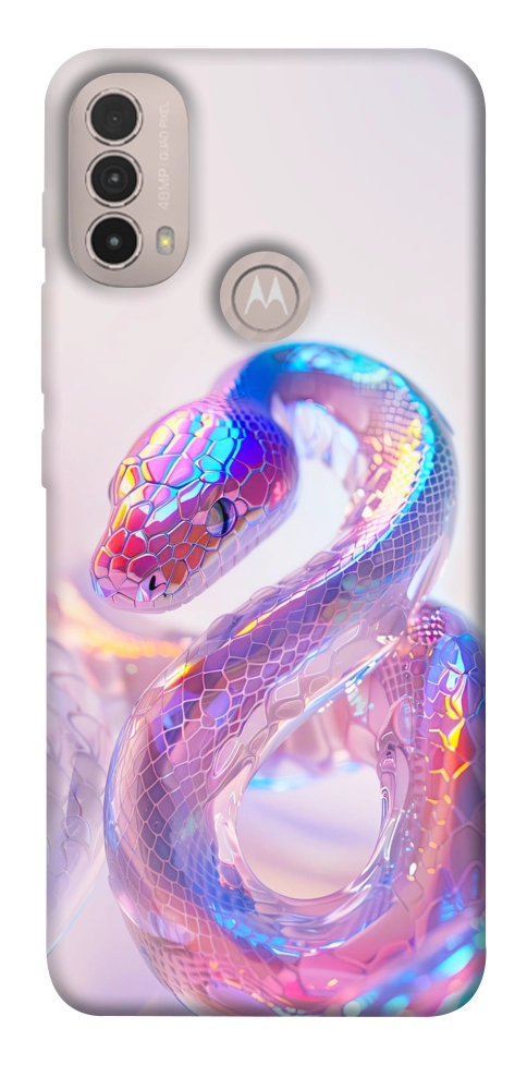 Чохол Holographic serpent для Motorola Moto E40