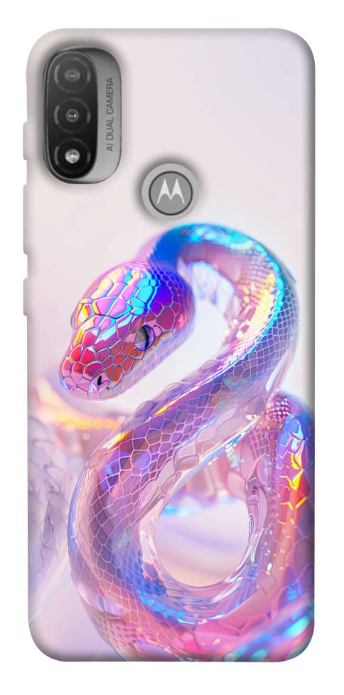 Чохол Holographic serpent для Мotorola Moto E20